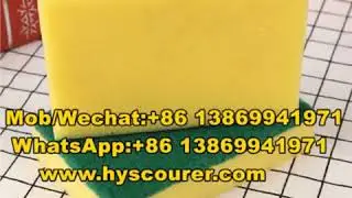 Green scouring pad/scouring sponge scrubber/scouring pads
