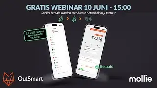 Webinar OutSmart: Klus Klaar. Betaal. En door. Met de Mollie koppeling
