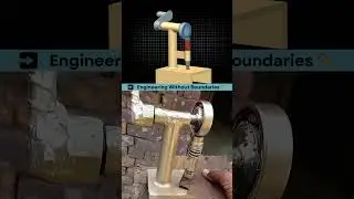Simplest mechanism to make hole in sheet metal #mechanical #welding #sheetmetal #engineering