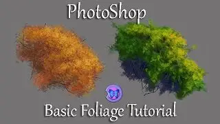 Photoshop Digital Painting Tutorial For 13+: How To Paint Basic Foliage (Tress,bushes etc)