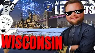 NEW BB KING of TIER 8?! - USS WISCONSIN💥|| World of Warships: Legends