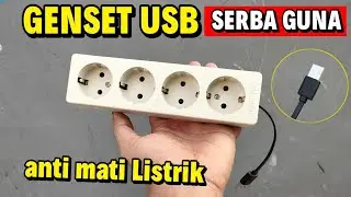 Buat Genset USB anti mati listrik