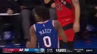Tyrese Maxey Drops 38 Pts 76ers Vs Raptors