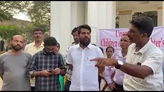 RGP MLA Viresh Borkar met freedom fighters children protest at Azad Maidan | voice in Assembly | RG