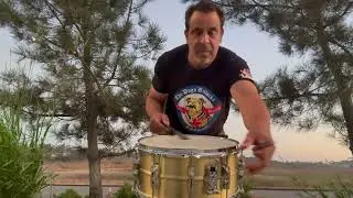 Yamaha Recording Custom Brushed Brass Snare Drum review w Bobby Breton