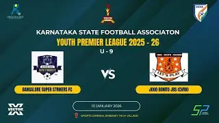 KSFA | YPL 2025 - 26 | U - 9 | ETV | BANGALORE SUPER STRIKERS FC VS JOGO BONITO JBS CVRN | 10.01.26