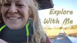 We Met a Mysterious Musician on the Marsh Boardwalk AWESOME Day at Hunting Island episode 186