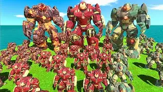 Hulkbuster Army vs Lava Variant vs Camo Hulkbuster Force &ndash; Ultimate ARBS Showdown
