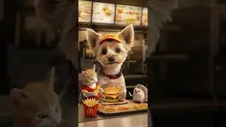 AI Yorkshire Terrier HanB and Animal Friends Life 🐶✨