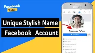 How To Create Unique Name On Facebook