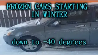 Extreme COLD STARTS Compilation | -40*C | s.3 ep.31 | Starting engines down to -40*C. Plus one EV.