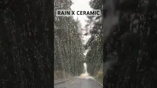 Is the Rain X Ceramic Worth It? #rainx #ceramic #tesla #windows #windshieldwipers #car #rain #model3