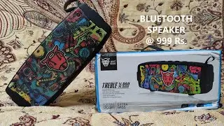 ANT AUDIO TREBLE X900 || PORTABLE BLUETOOTH SPEAKER || UNBOXING AND QUICK REVIEW