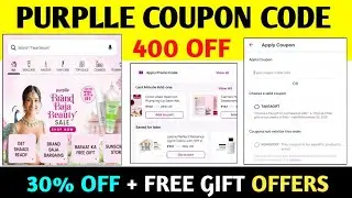 purple coupon code today || purple app coupon code || Purplle coupon code
