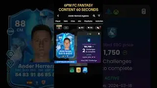 6PM FC FANTASY CONTENT IN AROUND 60 SECONDS #fyp #fifa #eafc #fc24 #ea #fut #futfantasy #content