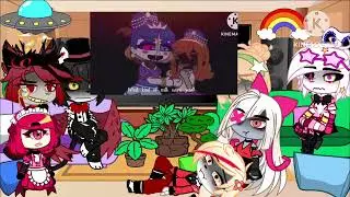 Hazbin Hotel reacts to fnaf part 3 || Ms Afton ||