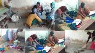 झाड़ू बर्तन करना खत्म और सिलाई में। सारा काम देखना।