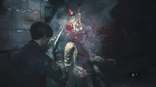 RE2 Weekly Challenge Убить 50 врагов с точностью 90% Leon B Hardcore S+ No Save Run