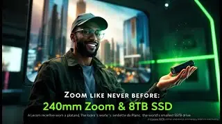 Невиданный ранее зум: 240-мм объектив Shift Cam! | ShiftCam и Planck #ces2026