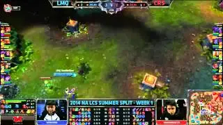 LMQ vs Curse | LMQ vs CRS | 2014 NA LCS Summer Split W1D3 G1 [HQ]
