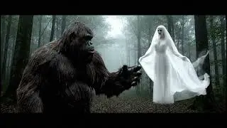 The Ghost in a white dress