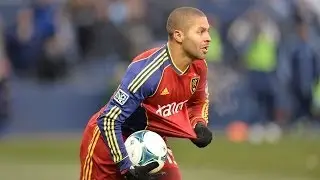 Alvaro Saborio opening goal at 2013 MLS Cup