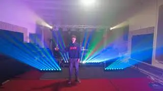 Stunning Effect of Beam Bar 8x12W