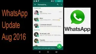 WhatsApp messenger update Aug 2016