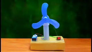 How to make remote control fan with DC motor cardboard