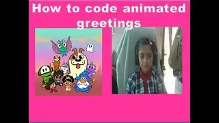 How to code animated greetings in code.org/play lab/free coding for kids