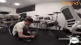 Roland TD30KV V-Drums - Setting Up Our Second Kit - www.DrumWise.co.uk