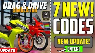 ВСЕ НОВОЕ! ✅КОДЫ DRAG DRIVE SIMULATOR ROBLOX 2025 - КОДЫ DRAG DRIVE SIMULATOR 2025 [ROBLOX]