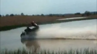 Atv Water Crossing and Stunts