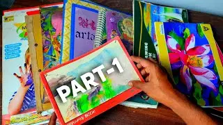 Sketchbook tour, old art book | pART 1 | Humkreative