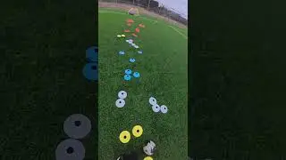 FASTEST footwork drill🌪️to improve dribbling #footballskills #soccer #football #footwork #skills