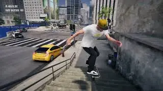 Skater XL ps4 Half Cab BS Noseslide to BS Nose Bluntslide Switch Ollie Out