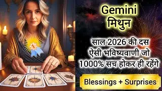 ♊ GEMINI 🏆 मिथुन राशी 2026 की 10 भविष्यवाणी जो सच होकर रहेंगी🎖️🎯 MITHUN Rashi 2026🪄🔱 #viral #gemini
