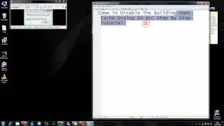 How To Disable The Building Font Cache Dialog In VLC Step By Step Tutorial