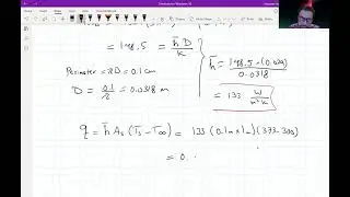 Heat Transfer L13P4 External Flow - Example