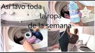 Rutina de lavado semanal