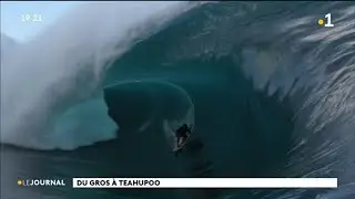 La vague de Teahupoo &agrave; Tahiti surprend encore
