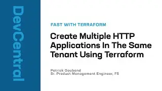 Create Multiple HTTP Applications in the Same Tenant using Terraform