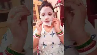 #easy to use sheet mask#hyaluronic jel preparation at home #skincare #glowing skin #cleanskin