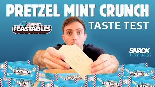 MrBeast Feastables Pretzel Mint Crunch Taste Test 🍫👀