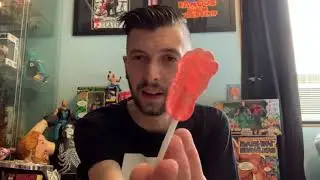 TASTE TEST WCW Crazy Dips 1999 crazy lollipop with crackling dip