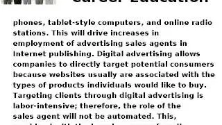 Advertising Sales Agents Job Outlook - Career Education
