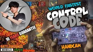 UHIGH CONTROL CODE | Team Secret | 5 Finger Claw Pubg Mobile | It's BugG
