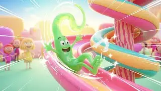 Em Fall Guys, Jelly Runner Deslizou Pelo Piso | Can&ccedil;&otilde;es Infantis e Rimas para Crian&ccedil;as