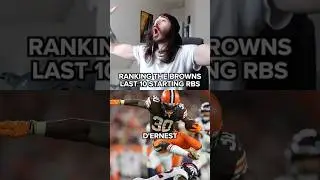 Last 10 Cleveland Browns RB Rankings #cleveland #nfl #nflfootball #fantasyfootball