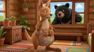 Mother Kangaroo&rsquo;s Babies Rescue 🦘🐻 | Zoo Rescue Team Saves the Day | Kids 3D Cartoon Story